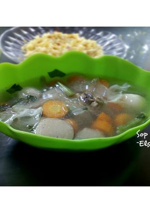 Foto resep Sop Ayam Bakso