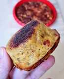 Muffins de cebolla, morrón y queso 🧅Magdalenas saladas, SIN harina, altas en fibra y proteínas