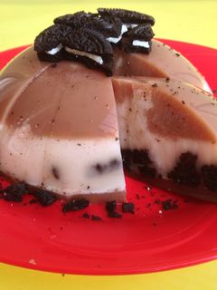 Foto resep Puding Milo Oreo