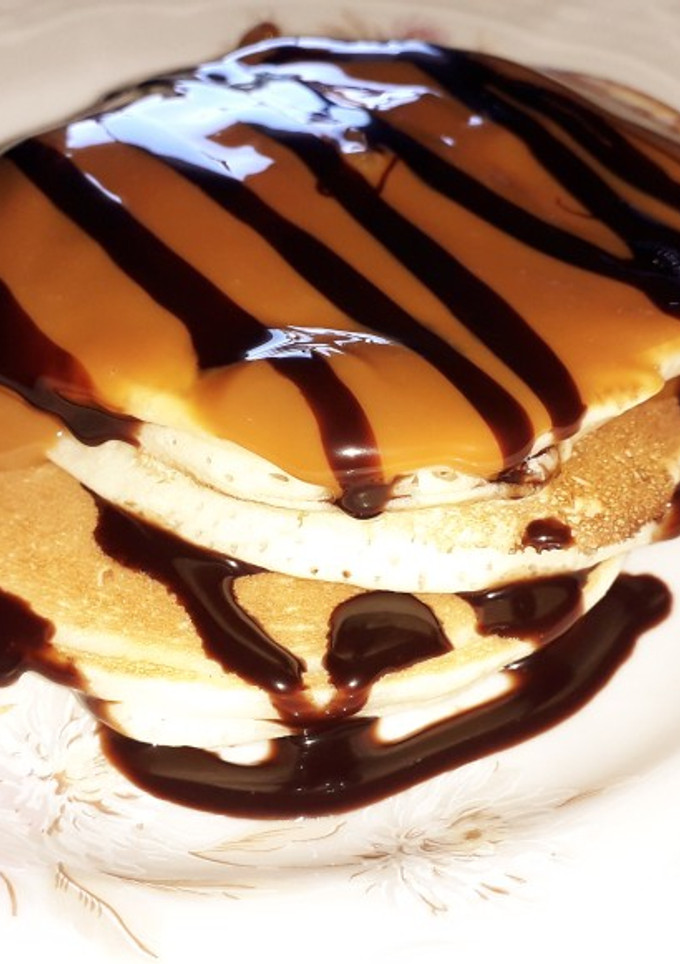 Una foto de Pancakes Recetario Maizena