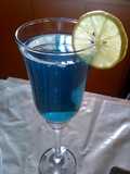 Blue mint moctail