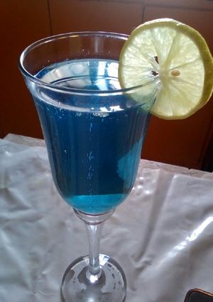 Blue mint moctail ainihin hoton girkin