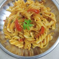Spicy pasta A picture of Spicy pasta.