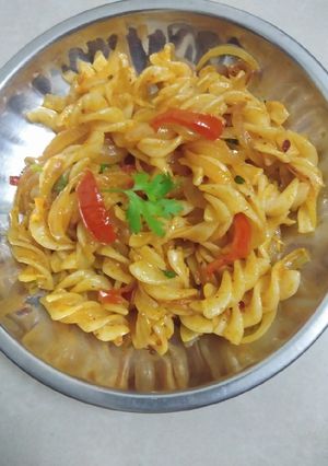 A picture of Spicy pasta.