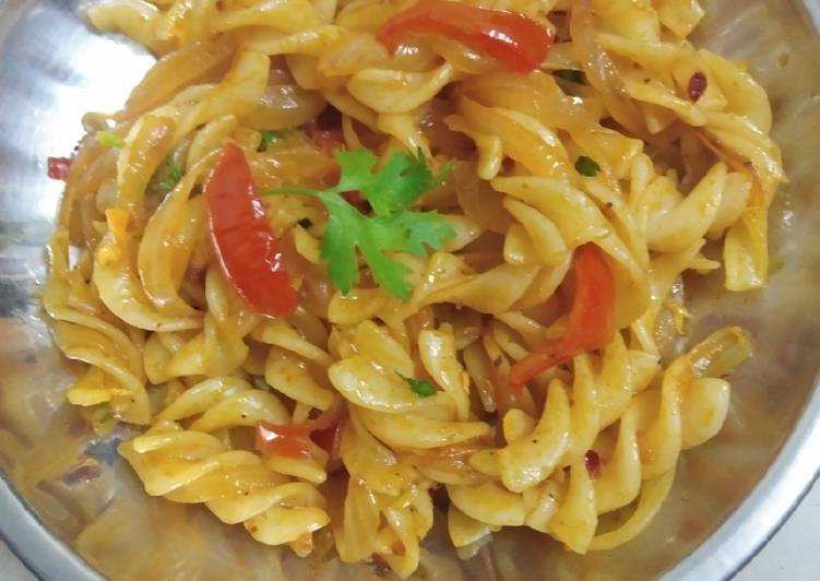 Step-by-Step Guide to Prepare Homemade Spicy pasta