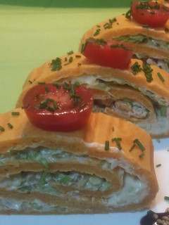 Foto principal de Brazo salado con crema de queso y nueces