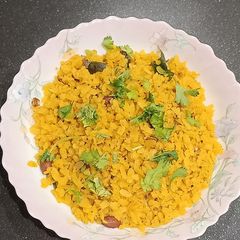 A picture of Peri peri poha.