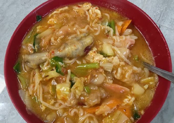 Resep Seblak mie home Made, Enak Banget