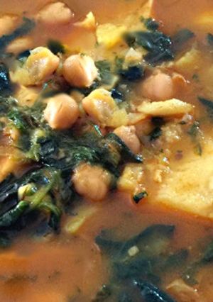Una foto de Garbanzos con Bacalao. El Desarme