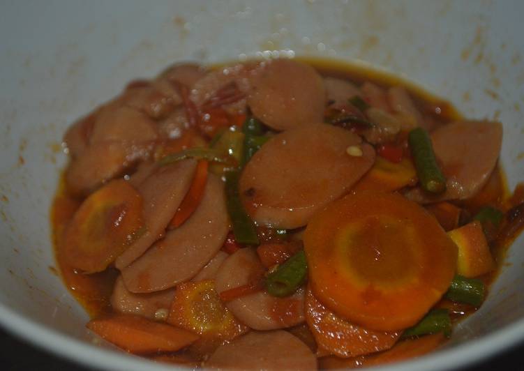 Bumbu Menyiapkan Tumis Sosis Kacang Panjang dan Wortel yang simpel