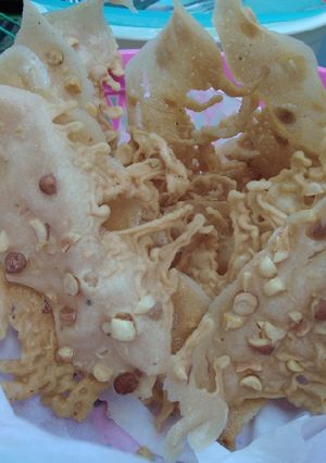 Foto resep Peyek kacang simple