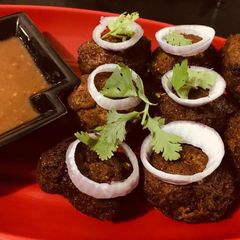 A picture of Fried Gola Kabab😍😍.