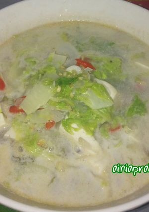 Foto resep Lodeh Sawi Putih Tahu
