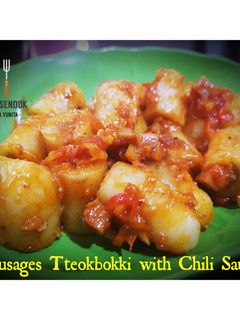 Foto resep 40. Sausages Tteokbokki with Chili Sauce