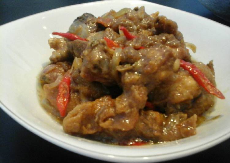 Bumbu mengolah Ayam goreng saus tiram, Bikin Ngiler