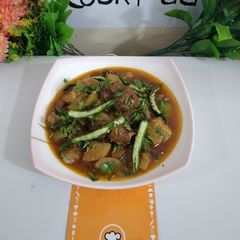 A picture of Lauki gosht.