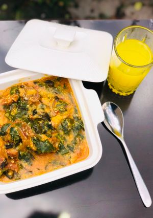 A picture of Braised maize porridge.