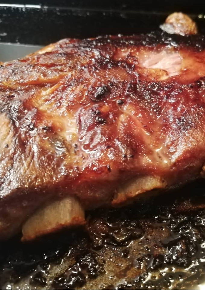 Una foto de Costillar de cerdo al horno