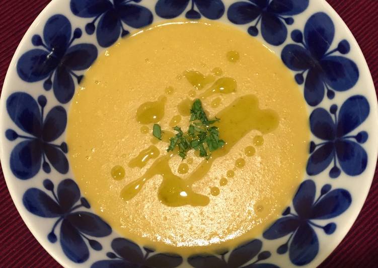 Creamy Corn & Potato Potage (still healthy and light)