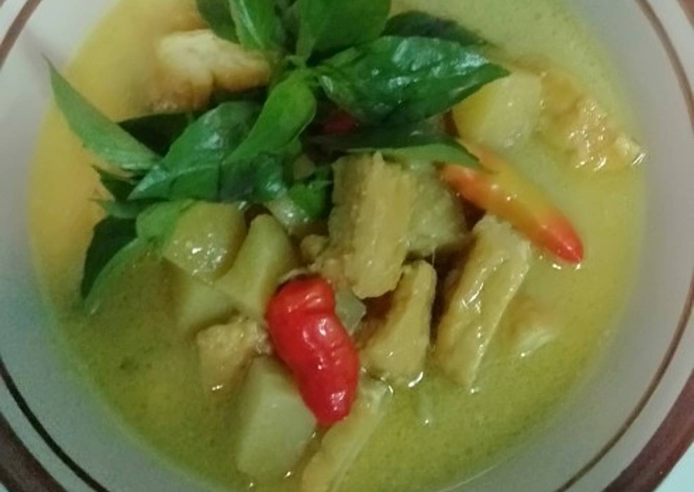 Lodeh tahu kentang
