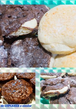 Una foto de Tortitas Negras laqueadas dulces y Tortitas Blancas saladas