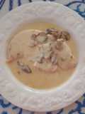 87. Filetes de pollo con champiñones