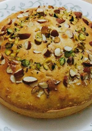 A picture of Almond Vanilla Cake.