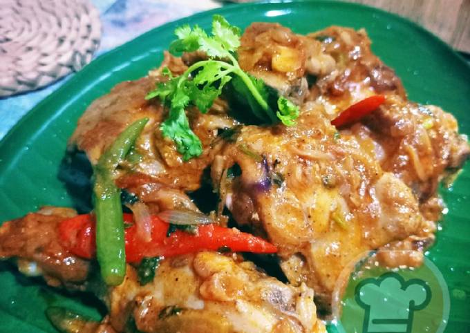 Resipi Peshawari Chicken Pakistani Chicken Curry Oleh Mamy Kitchen89