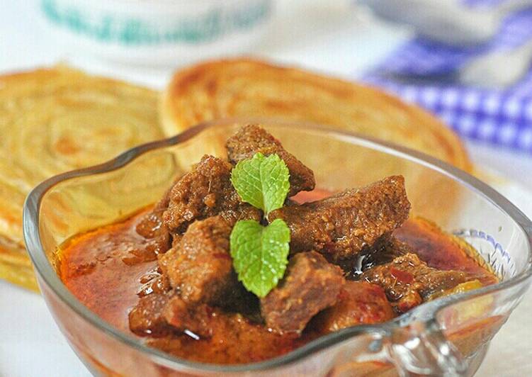 Resep Kare Daging Sapi Cocolan Untuk Roti Maryam Lezat