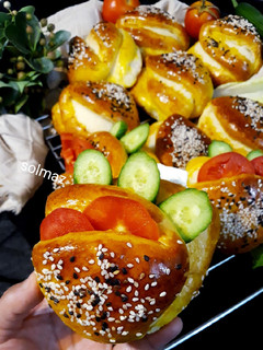 عکسی از دستور نان جیب دار solmaz