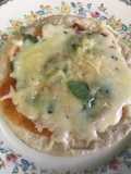 Pizza con tortilla de harina