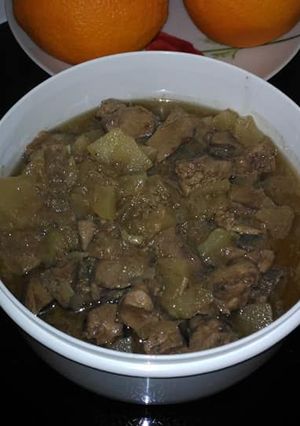 Almás-hagymás csirkemáj recept fotója