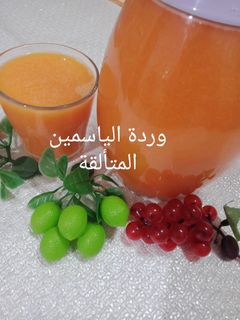 صورة لوصفة عصير الخوخ والموز