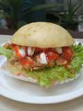 Bakpao ubi ala sandwich