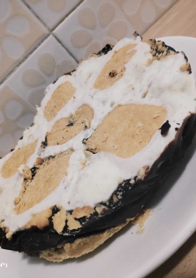 Una foto de Tarta de la abuela (galleta y chocolate)