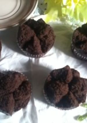 Foto resep Cupcake Coklat Cappucino (no telur, no mixer)
