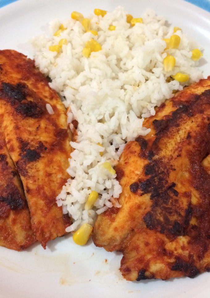 Una foto de Filete de pescado adobado