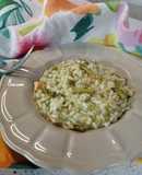 Risotto gamberi e asparagi