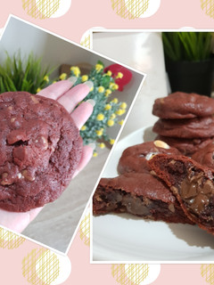 Foto resep 4. Chewy Red Velvet Cookies
