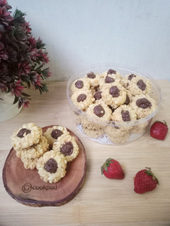 Foto resep Choco Peanut Thumbprint Cookies
