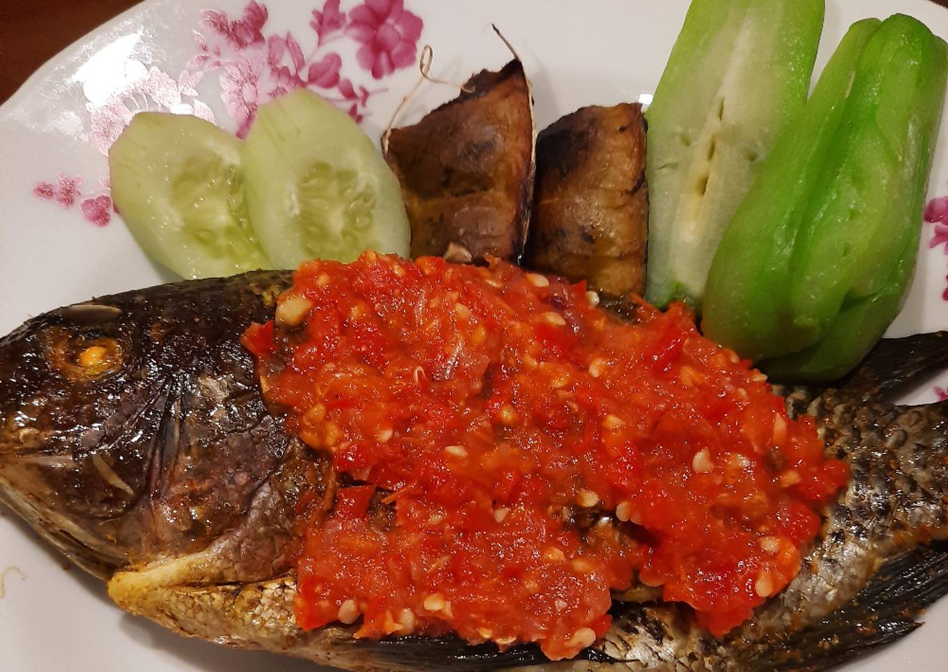 Pecak Ikan Nila Panggang