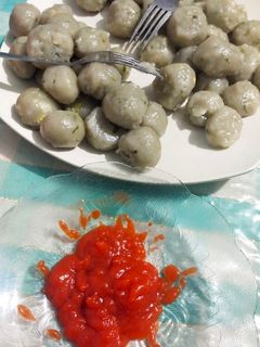 Foto resep Cilok empuk isi telur orek