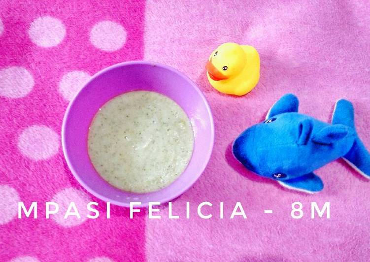 Rahasia Memasak MPASI 8 Bulan - BURI BROTO (Bubur Dori Brokoli Tofu) yang Gurih