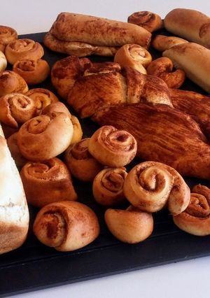 Une photo de Brioches à la cannelle (vegan)