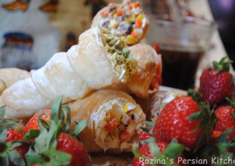Easiest Way to Prepare Ultimate Puff pastry Cream rolls