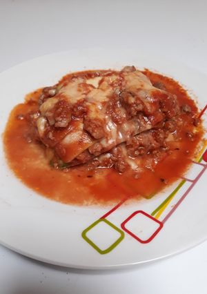 Una foto de Lasagna de Zucchini