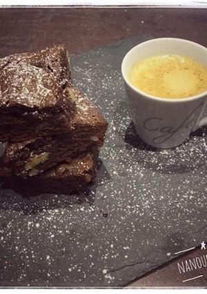 Une photo de Brownie aux noix