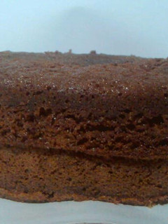 A picture of Chocolate Cake using Pancake Mix.