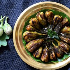 A picture of Instant Stuffed Brinjal.