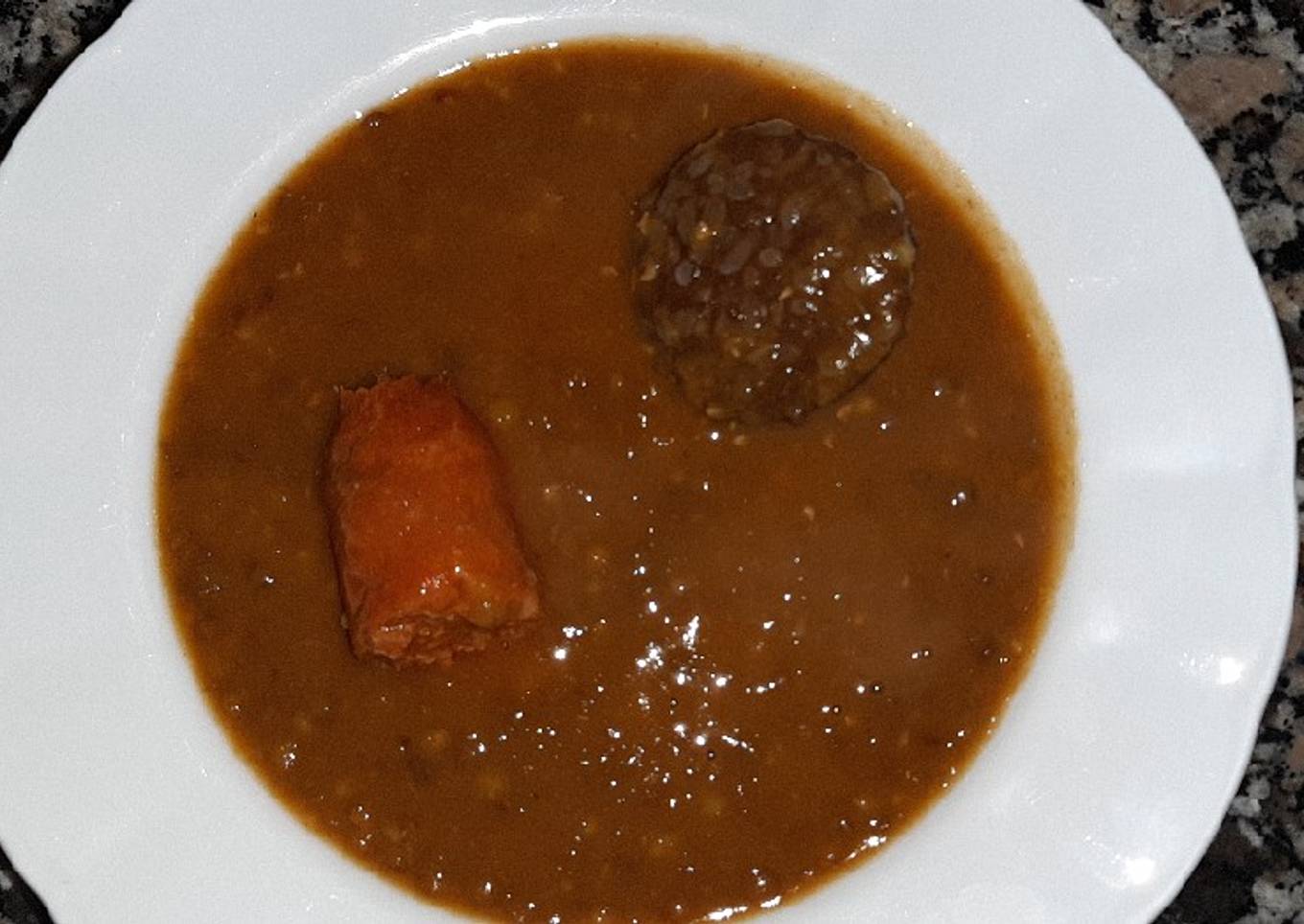 Lentejas con verduras a mi manera